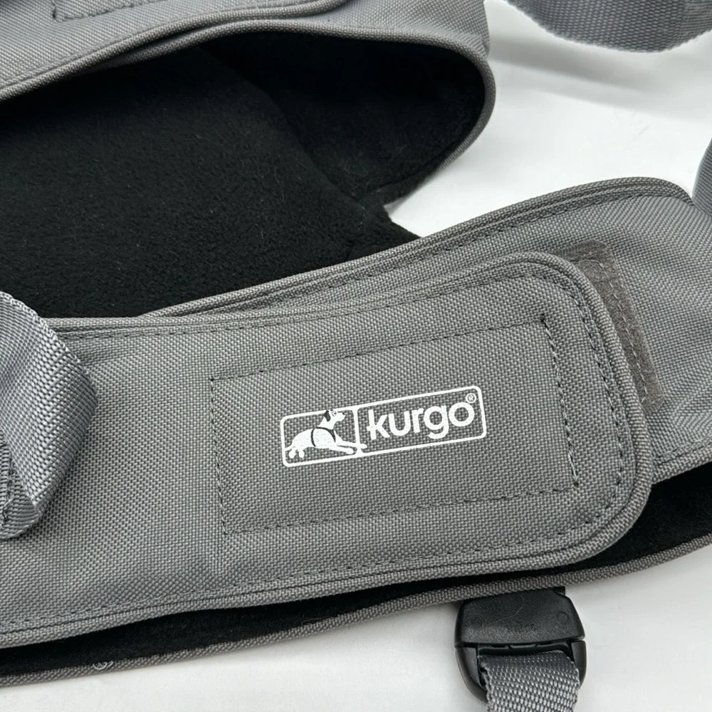 Kurgo Gray Teal Dog Jacket Harness MCB6927J